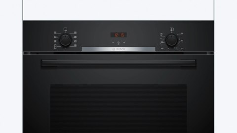 Piekarnik elektryczny Bosch HBA334EB4 Serie 4 71 l | termoobieg 3D | EcoClean Direct | prowadnice teleskopowe | czarny