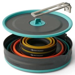 Ultralekki składany zestaw z garnkiem SEA TO SUMMIT Frontier UL dla 2 osób/5 elementów