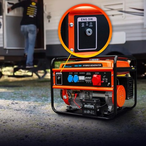Extralink Agregat prądotwórczy EGH-7000 hybrydowy, 7kW