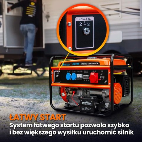 Extralink Agregat prądotwórczy EGH-7000 hybrydowy, 7kW