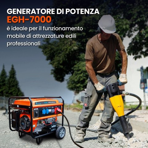 Extralink Agregat prądotwórczy EGH-7000 hybrydowy, 7kW