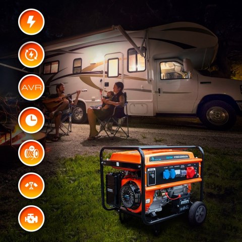 Extralink Agregat prądotwórczy EGH-7000 hybrydowy, 7kW