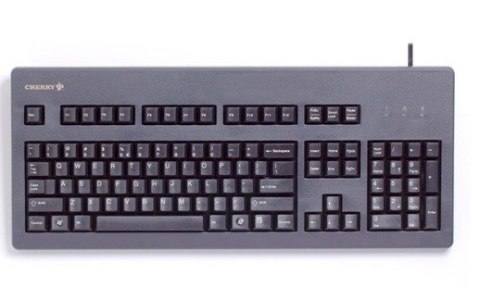 Klawiatura CHERRY TAS G80-3000 Przewodowy DE-Layout z niebieskim przełącznikiem