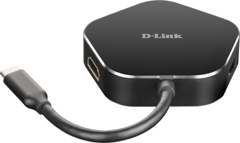 D-Link DUB-M420 stacja dokująca Przewodowa Thunderbolt 3 Aluminium, Czarny