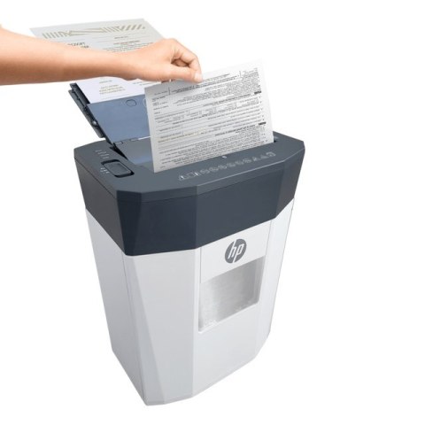 Niszczarka HP OneShred Auto 80CC HPN281780CCOF-05 rozdrabnianie krzyżowe 68dB 22cm Biała