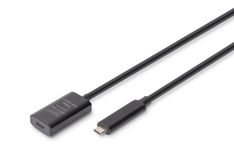 Aktywny przedłużacz USB 3.2 Gen2 10G, USB-C - USB-C, 5m