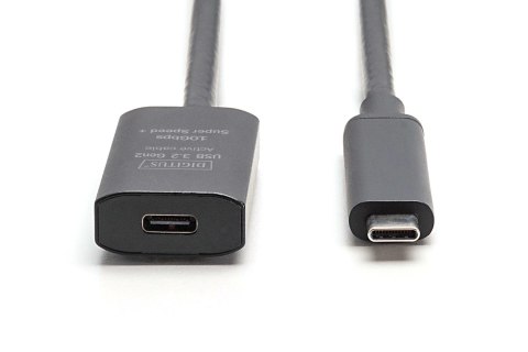 Aktywny przedłużacz USB 3.2 Gen2 10G, USB-C - USB-C, 5m