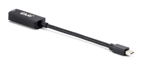 CLUB3D CAC-1188 adapter kablowy 0,09 m Mini DisplayPort HDMI Czarny
