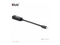 CLUB3D CAC-1188 adapter kablowy 0,09 m Mini DisplayPort HDMI Czarny