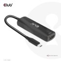 CLUB3D CAC-1588 adapter kablowy 0,17 m USB Type-C HDMI Czarny