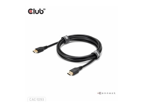 CLUB3D CAC-1093 kabel DisplayPort 3 m Czarny