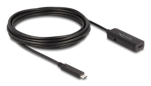 DeLOCK 80028 kabel USB USB 3.2 Gen 2 (3.1 Gen 2) 5 m USB C Czarny
