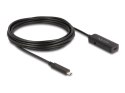 DeLOCK 80028 kabel USB USB 3.2 Gen 2 (3.1 Gen 2) 5 m USB C Czarny