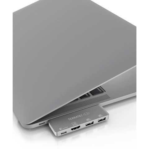 Terratec Connect c4 USB 3.2 Gen 1 (3.1 Gen 1) Type-C Srebrny