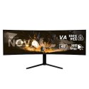 Arozzi Nova 49" Curved monitor komputerowy 124,5 cm (49") 5120 x 1440 px Dual QHD LED Czarny