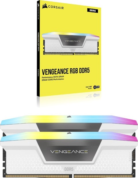 Corsair Vengeance RGB CMH32GX5M2E6000Z36W moduł pamięci 32 GB 2 x 16 GB DDR5 288-pin DIMM