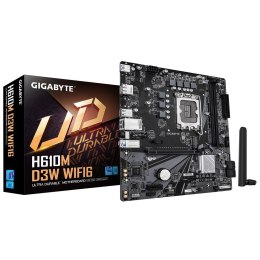 GIGABYTE H610M D3W WIFI6 Intel H610 LGA 1700 micro ATX