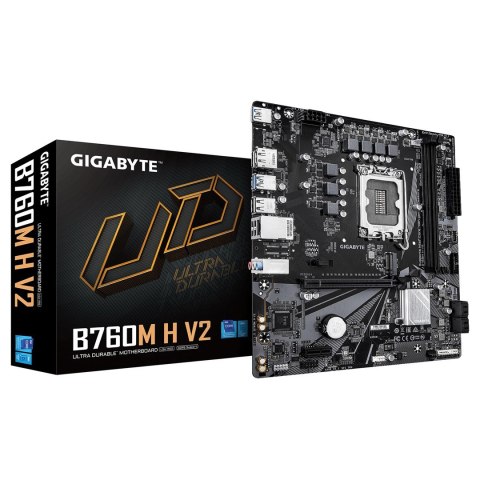 GIGABYTE B760M H V2 płyta główna Intel B760 Express LGA 1700 micro ATX