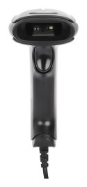 Manhattan 153997 czytnik kodów kreskowych Ręczny czytnik kodów kreskowych 1D/2D LED Czarny