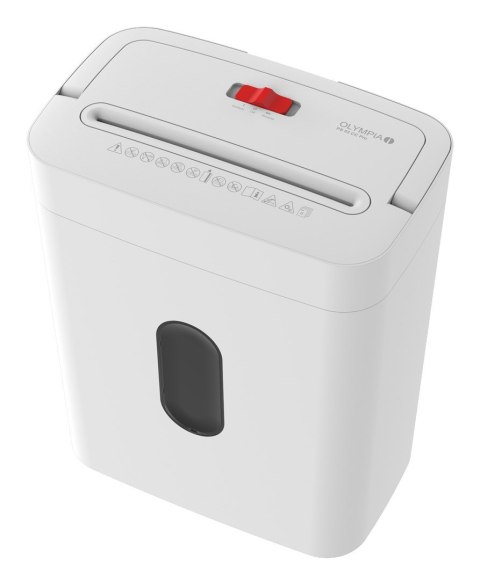 Olympia PS 53 CC Pro niszczarka Rozdrabnianie krzyżowe 68 dB Biały