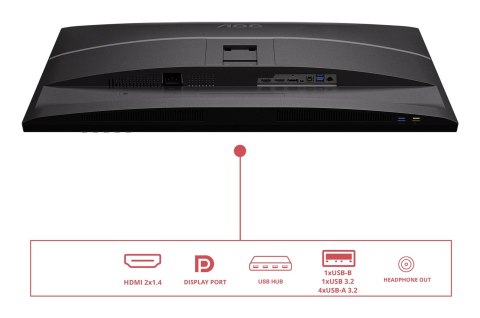 AOC E4 Q32E4U monitor komputerowy 80 cm (31.5") 2560 x 1440 px Quad HD LED Czarny