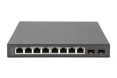 Digitus 8-portowy Gigabit + 2 porty SFP Gigabit