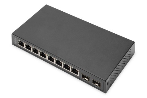 Digitus 8-portowy Gigabit + 2 porty SFP Gigabit