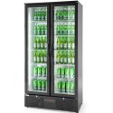 Lodówka barowa na napoje 2-drzwiowa szer. 90cm 384L