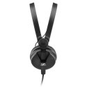 Sennheiser HD 25 PLUS - Słuchawki profesjonalne, zamknięte, przewód prosty i spiralny, dodatkowe poduszki welurowe, pokrowiec
