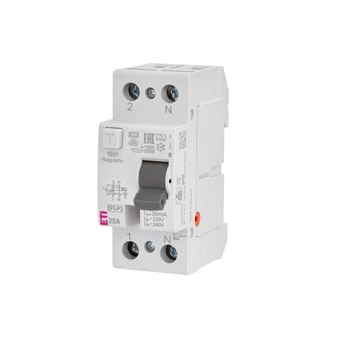 EFI-P2 25A/ 30MA/A WYŁĄCZNIK RÓŻNICOWY 25A 2P 2M 30MA A 10KA