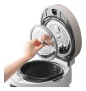 Urządzenie do gotowania ryżu z kukułką + parowar 1,08l biały CRP-ST0609F