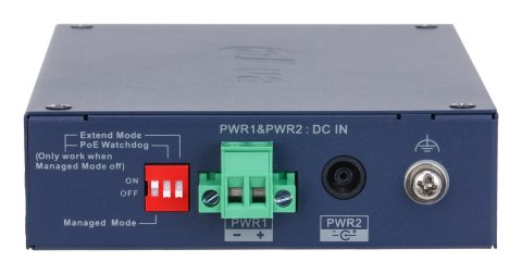 Dahua Technology CHS4106-4ET-60 przełącznik sieciowy Zarządzany L2 Fast Ethernet (10/100) Obsługa PoE Desktop Niebieski