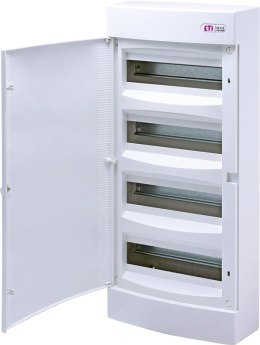 Obudowa natynkowa 4 rzędy po 12 mod. drzwi białe ECT48PO-s (001101023)