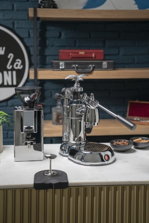 La Pavoni Ekspres do kawy Dźwignia ręczna Milano srebrny