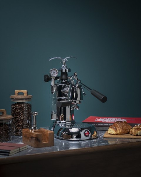 La Pavoni Ekspres do kawy Dźwignia ręczna Milano srebrny