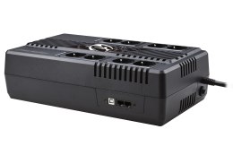 PowerWalker VI 600 MS FR zasilacz UPS Technologia line-interactive 0,6 kVA 360 W 8 x gniazdo sieciowe