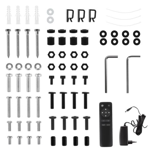 Uchwyt elektryczny do TV Maclean, sufitowy, obsługa Tuya, max. VESA 800x400, dla TV 43-86", max. 45kg, MC-110 T