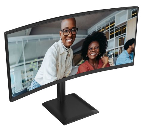 AOC CU34E4C monitor komputerowy 86,4 cm (34") 3440 x 1440 px Czarny