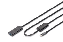 Digitus Aktywny przedłużacz USB 3.2 Gen1 5G, USB-C - USB-A, 10 m