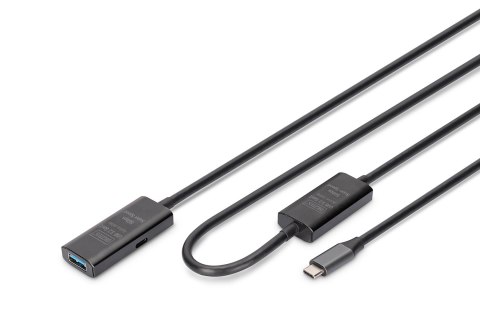 Digitus Aktywny przedłużacz USB 3.2 Gen1 5G, USB-C - USB-A, 10 m