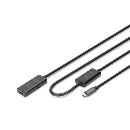 Digitus Aktywny przedłużacz USB 3.2 Gen1 5G, USB-C - USB-A, 10 m