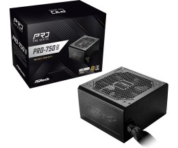 Asrock PRO-750G moduł zasilaczy 750 W 24-pin ATX ATX Czarny