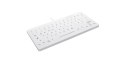 CHERRY AK-C4112 - Klawiatura medyczna kompaktowa podświetlana USB QWERTZ niemiecka biała
