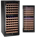 Lodówka chłodziarka do wina 2-strefowa na 124 butelki 265 l 570x595x1400 mm