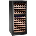 Lodówka chłodziarka do wina 2-strefowa na 124 butelki 265 l 570x595x1400 mm
