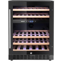 Lodówka chłodziarka do wina 2-strefowa na 46 butelek 137 l 570x595x820 mm