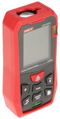 Dalmierz laserowa/y, zakres pomiaru w metrach: 100 m, 2 x AAA