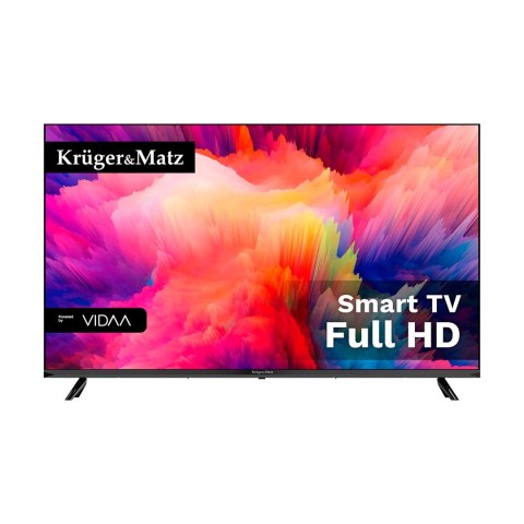 Krüger&Matz KM0243FHD-V3 Telewizor 81,3 cm (32") HD Smart TV Wi-Fi Czarny