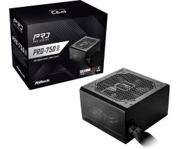 Asrock PRO-750B moduł zasilaczy 750 W 24-pin ATX ATX Czarny