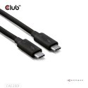 CLUB3D CAC-2501 kabel Thunderbolt 1 m 120 Gbit/s Czarny